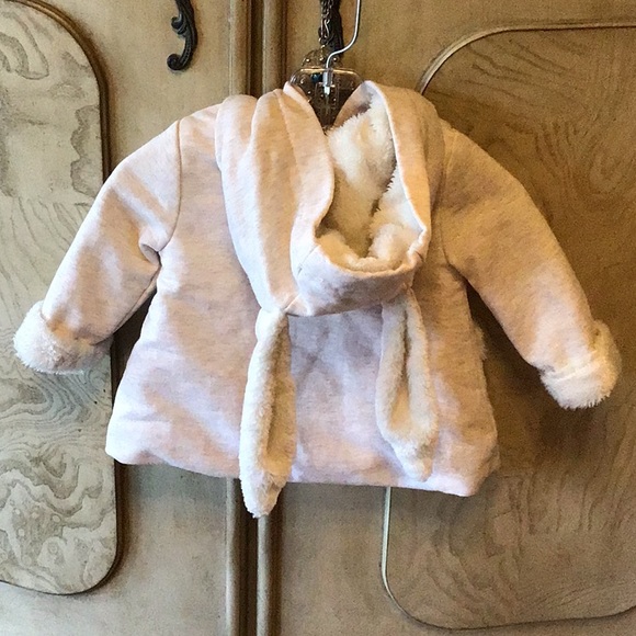 🌷PIPER AND POSIE 0-3 MONTH JACKET WITH BUNNY EARS - Picture 3 of 5